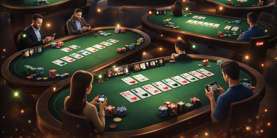 Rummy Circle active tables and players