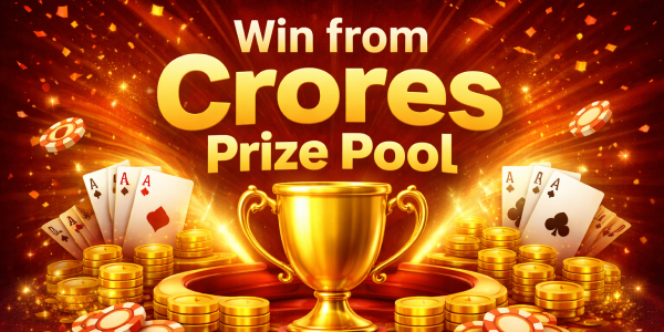 Mega Rummy Tournament Banner: Win from Crores Prize Pool